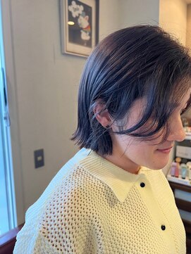 シェール(cher) パープルブラウン/ミニボブ【cher西宮北口：三田】