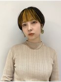 【山本】イエローバングショート