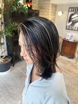 ヲタク(wotaku.)&nbsp;ハイライトカラーブリーチデザインカラーコントラストカラー艶髪