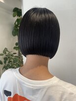 リル 茅ヶ崎(Liru:)&nbsp;黒髪/ボブルフ/ネビージュ/小顔/ワンレン/茅ヶ崎/髪質改善/前髪