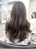ハイライトバレイヤージュダブルカラーケアブリーチ30代40代
