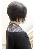 【morio成増/一戸】黒髪大人かわいい前下がりショートボブ