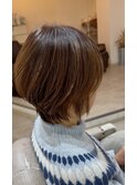 ショートボブ×髪質改善矯正　大人ショート/髪質改善/縮毛矯正