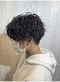 無造作スパイラルメンズパーマ【TELA HAIR つくば研究学園】