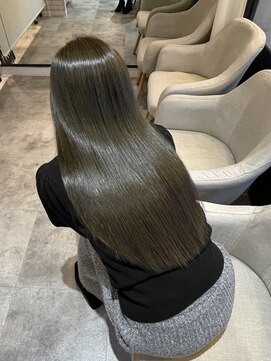 ナンバー ジルバ 立川(N° jillva) 韓国顔まわりレイヤーカット髪質改善透明感カラー20代30代40代