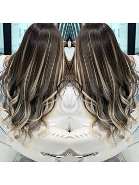 メルシー 福岡天神店(Merci) カラー+エクステ[エクステ/シールエクステ/インナーエクステ]