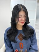 韓国風透明感カラー×レイヤーカット