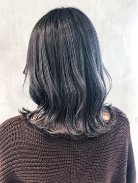 アイティーバイアルバム 松戸店(IT by ALBUM) ミディアムボブ韓国ヘア顔周りレイヤーくびれミディ_ba544521