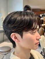 ノラギンザユー(NORA GINZA/U)&nbsp;フェザーショートダウンパーマビジネスマンショート韓国ヘア