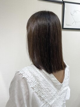 ヘアー ホスピタル ソアン(hair hospital soan) ミディアム×ストレート仕上げ