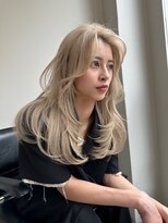 ジルブラン 土浦(JIL BLAN) ハイライトバレイヤージュダブルカラーケアブリーチ20代30代