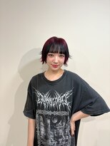 メロン 高円寺(melon)&nbsp;ショートスタイル/レッド＋ブラックデザインカラー