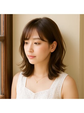 スープレックス ヘアーデザイン(SOUPREX HAIR DESIGN) SOUPREX柔らかウェーブセミロング　20代 30代 40代 50代 60代