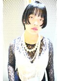 レイヤーボブ/ミニボブ/フェイクブラック/ワイドバング