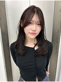 レイヤーカット/ミディアムレイヤー/前髪カット/顔まわりカット