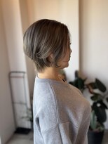 シーソー(SEA SAW)&nbsp;大人ショートボブ/ハイトーン/白髪ぼかし