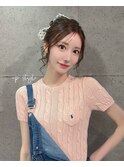 《ヘアセット＋フルメイク》