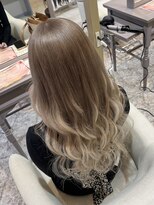 ラピス 福岡天神店(Lapis)&nbsp;ギャル必見/ブリーチ不要！エクステでつくるバレイヤージュ