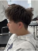 アップバングショート 短髪 鹿児島メンズ