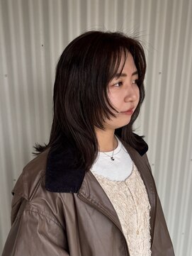 リッチオ(Riccio) ミディアムヘア/ブラウンカラー