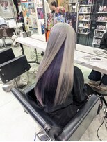 トーキョー オタクヘアー(TOKYO OTAKU HAIR) リゼロ エミリア/推しカラー/ホワイトシバイオレットルバー/