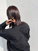 ピシェ ヘア デザイン(Piche hair design)&nbsp;ツヤ×カシスブラウンcolor