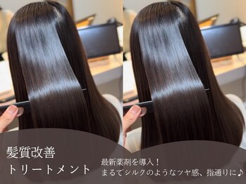 アリアバイエクラート 池袋店(ARiA by ECLART)の写真/【髪質改善特化】縮毛矯正とは思えないほど自然に★酸熱TRで乾かしただけでまとまる理想の髪へ♪[池袋駅]