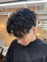 ヘアースペースブルーム プリュス 石橋店(HAIR SPACE BLOOM plus) 石橋阪大前/メンズパーマ/ニュアンスパーマ/センターパート