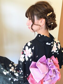 エルパティオ(EL PATIO) 大人可愛い 浴衣アレンジ