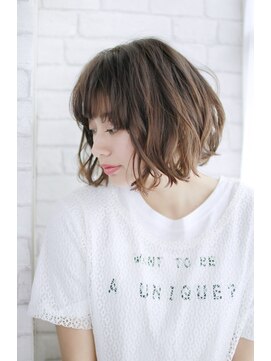 シュシュット(chouchoute) 小顔セミウェットウェーブハイライトカラー美髪オリーブカラー18