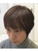 ハイライトカラー/ミセスショート