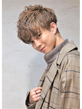 メンズフィール 南森町(MENS FEEL) 韓流ニュアンスマッシュウルフ☆ソフトツイストパーマスパイラル