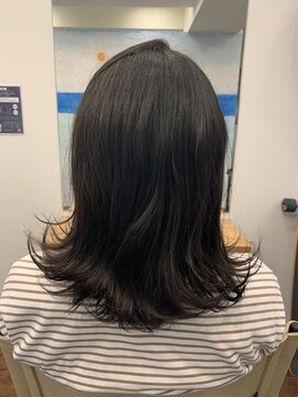 オルガ ヘアアンドメイク(Oluga hair&make) ナチュラルミディ外ハネ