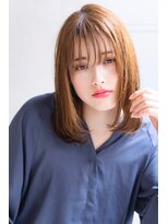 メーヴェ(Mowen) mowen 南堀江　リラクシーボブ×シースルーバング×大人可愛い