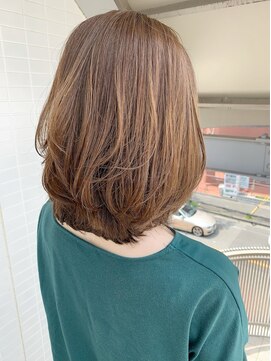 オーシャン(Ocean) [OCEAN Hair&Life藤原純] ひし形ボブディ☆ベージュカラー☆