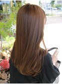 ロング×モノグレージュ