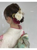 王道シニヨンスタイル