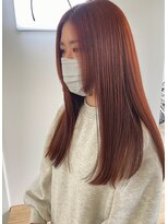 イノセントヘア(innocent.hair) ハイライト　オレンジベージュ