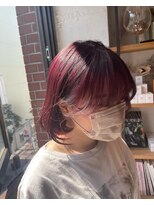 エイト 福岡天神店(EIGHT fukuoka)&nbsp;【EIGHT福岡　7月　片山智裕】透明感抜群艶髪レッドバイオレット