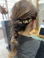 エル 横浜(eL)&nbsp;おろし編みアレンジ（セミロング）