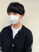 リィリ バイ ロダット 横浜(rili by LODAT)&nbsp;マッシュ黒髪アンニュイパーマヘア【rili横浜】