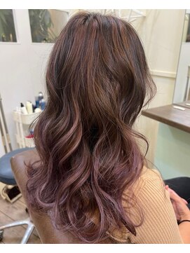 ウエスト オーランド(WEST O LAND) ピンクメッシュハイライト