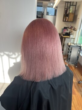 スキル 水戸(SKILL) ハイトーンピンク♪ 髪質改善☆ハイトーンカラー