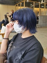 フリーラ 京都河原町三条店(freera)&nbsp;ウルフヘア★(ネイビーブルー)