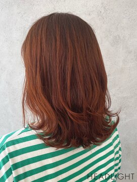 ソーエン ヘアー エイト 札幌駅前店(soen hair eight by HEADLIGHT) オレンジレッド_807L15189