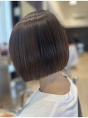 切りっぱなしボブ
