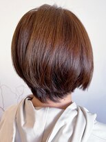 レポヘアー(Repos hair)&nbsp;20代30代40代大人可愛いハイライトココアブラウン艶感ショート
