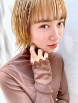 ガレージ バイ グリーン 原宿 表参道(Garage by green)&nbsp;ハイトーン×マッシュボブ