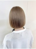ミニボブ×ミルクティーベージュ【渡辺俊弥】梅田