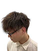 銀座マツナガ 神田店&nbsp;20代30代大人オシャレツーブロックツイスパパーマスタイル